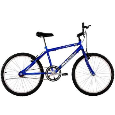 Imagem de Bicicleta Aro 26 Masculina Adulto Sem Marcha Azul - Moove