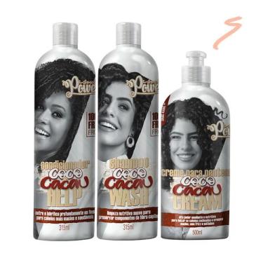 Imagem de Kit Soul Power Coco E Cacau Shampoo+ Condicionador+ Creme 500ml