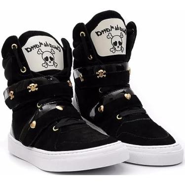 Imagem de Botinha Fitness Tênis Feminino Cano Alto Bota de Academia Crossfit Treino Musculação Dança