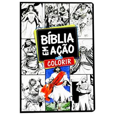 Imagem de Bíblia em ação para colorir: Uma aventura pela Bíblia colorindo cada página