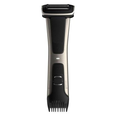 Imagem de Philips Bodygroom 7000 à prova d``água, aparador e barbeador de corpo bilateral para homens