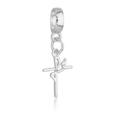 Imagem de Pingente Berloque de Fé Pandora Banhado a Prata 925 - Premium