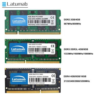 Imagem de Latumab memória RAM DDR4 DDR3 DDR3L DDR2 2GB 4GB 8GB 16GB 667MHz 800MHz 1333MHz 1600MHz 1866MHz