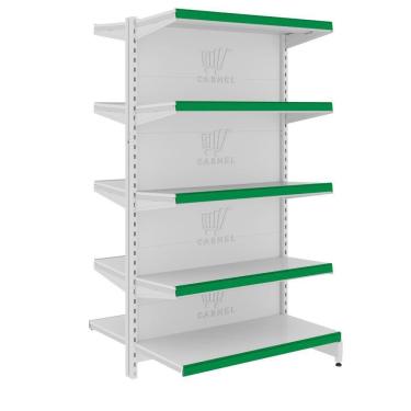 Imagem de Gôndola Expositor Loja Mercado Supermercado Centro 1 Continuação 1,70m Amapá