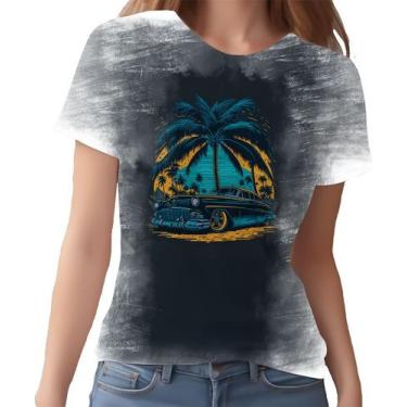 Imagem de Camiseta Camisa Estampadas Carros Moda Cenário Praia Hd 1 - Enjoy Shop
