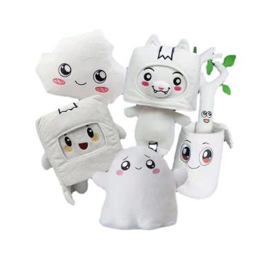 Imagem de Boneca de pelúcia, desenho animado, macio, decorativo, presente de Natal