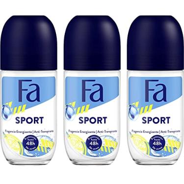 Imagem de Fa Desodorante Roll-On Sport 48 g (50 ml) (pacote com 3)