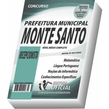 Imagem de Apostila Prefeitura De Monte Santo De Minas - Recepcionista - Curso Of