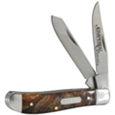 Imagem de Canivete de bolso dobrável Imperial IMP16T Trapper para sobrevivência ao ar livre, exterior e marrom EDC