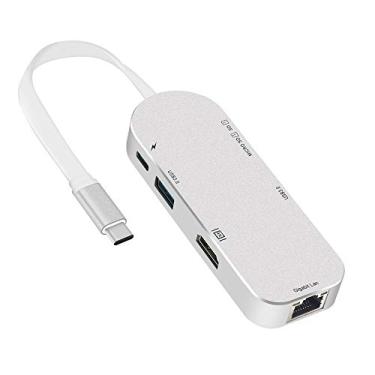 Imagem de Cabo Adaptador Usb-c 3.1 Type-c P/Hdmi, Micro Sd, Usb 3.0