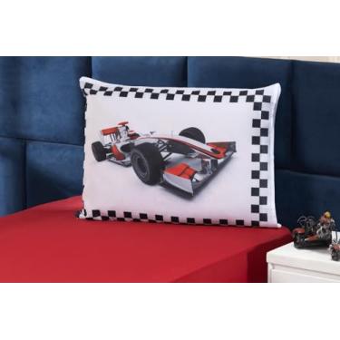 Imagem de Jogo Lençol Cama Solteiro Infantil Personagens duas peças (Formula 1)
