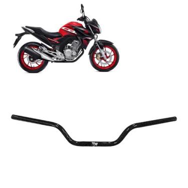 Imagem de Guidão Cb 250 Twister 16 2017 2018 2019 2020 Original Preto - MA Motos