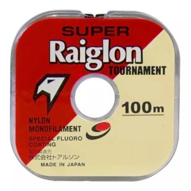 Imagem de Linha Pesca Monofilamento Super Raiglon 0.20mm 10.9lb 4,9k 100m Branca