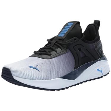 Imagem de PUMA Pacer 23 AOP Fade Tênis de corrida masculino, Pena cinza - preto-time azul royal, 10.5