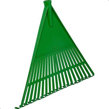 Imagem de Vassoura Rastelo de Plástico Para Jardim Grama Sem Cabo - STEELDECOR