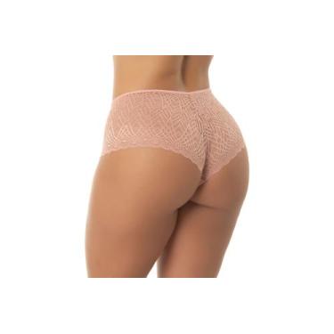 Imagem de Kit 5 Calcinhas Em Renda Tanga Shortinho Sexy Lingerie Luxo - Qualibel