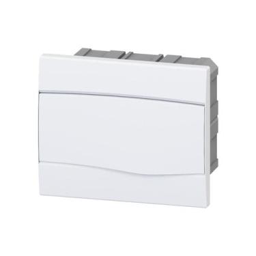 Imagem de Caixa de Distribuição Embutir 6UL/9DIN PVC sem Barramento IP-40 Brum, 