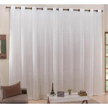 Imagem de Cortina Quarto e Sala 4,00m Largura x 2,70m Altura Cetim Amassadinho -