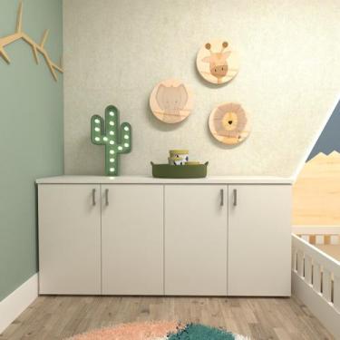 Imagem de Armário Duplo Baixo Infantil Corp - Bramov Móveis