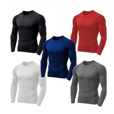 Imagem de camisa térmica masculina segunda pele proteção uv 50 - TB moda fitness