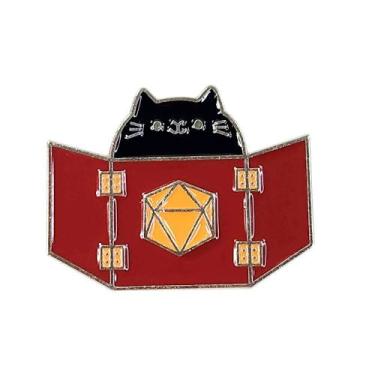 Imagem de Broche D&ampD Dnd - RPG - CN, Marrom
