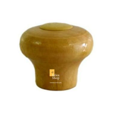 Imagem de Pomel Pegador Puxador Madeira Para Tampa De Panela e Frigideira - EDC