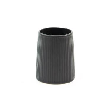 Imagem de Porta objetos de cerâmica listras preto - OIKOS, UNICO, PRETO