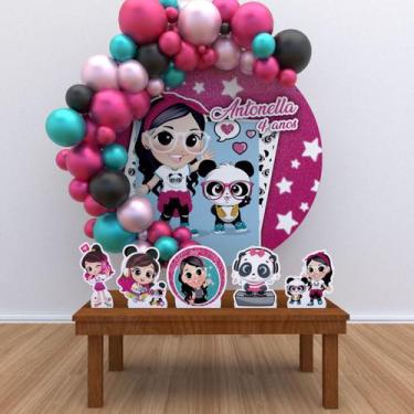 Imagem de Kit Festa Painel Redondo PERSONALIZADO Luluca- IMPAKTO VISUAL