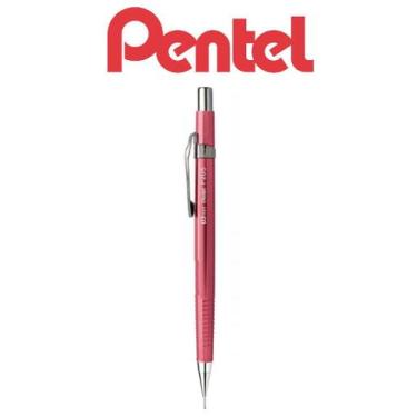 Imagem de Lapiseira Tecnica Pentel 0,5mm P-205 Sharp Rosa Metálico