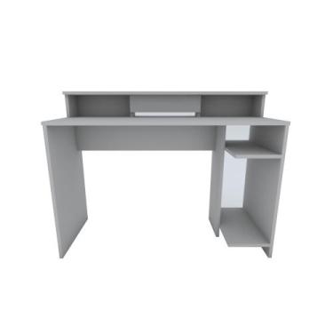 Imagem de Estação de Trabalho ( L.1200) CPU - Kolla Mobília, Beton Matt - Mdf Ar