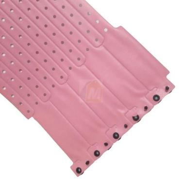 Imagem de Pulseira Vinil Adulta identificação rosa claro bebe 10 Un  - EGLopes