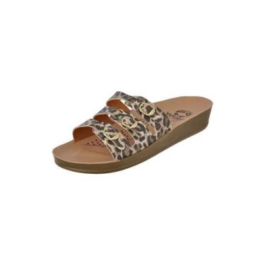 Imagem de chinelo ortopédico feminino sandalia  casual anti stress esporão confo