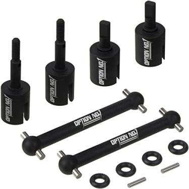 Imagem de HobbyMarking RC Car Aluminum Dog Bone Drive Joint Shaft Set for Tamiya TT-02B Chassis 1/10 4WD Off-Road Car Upgrade Parts