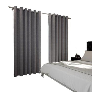 Imagem de Cortina 100% Blackout 4,00x2,50m Vitalle Nobre Grafite - Belchior
