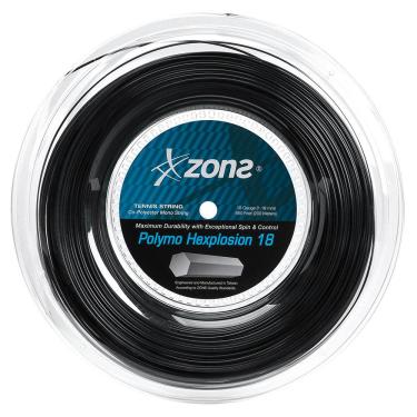 Imagem de Corda Zons Hexplosion 18L 1.18mm Preta - Rolo com 200 Metros