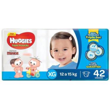 Imagem de Fralda Huggies Tripla Proteção - Tam. XG 12 a 15kg 42 Unidades