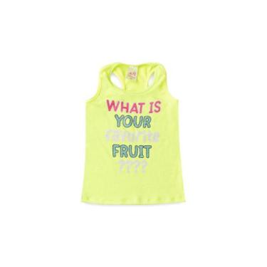Imagem de Conjunto Infantil Menina Nadador What Is Your Favorite Fruit Shorts Ta