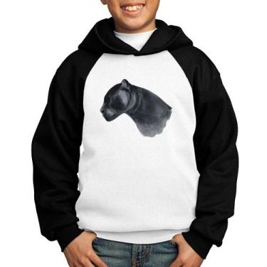 Imagem de Moletom Infantil Jaguar - Foca na Moda, Branco, Preto, 2