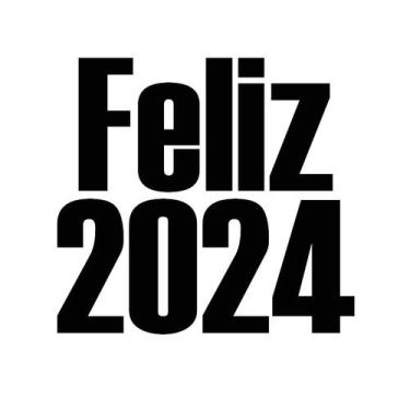 Imagem de Transfer Para Balão Lettering - Feliz 2024 - 1 unidade - Rizzo, G
