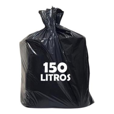Imagem de Saco De Lixo 150 Litros  Super Reforcado Pct 300unidades - HIGIPACK