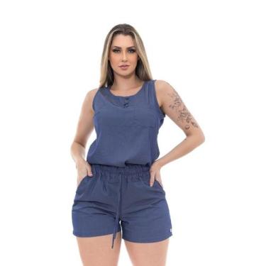 Imagem de Conjunto Feminino Blusa e Short Premium Cintura com elástico e Ajuste 