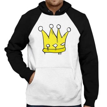Imagem de Moletom King and Queen Crown - Foca na Moda, Branco, Preto, P