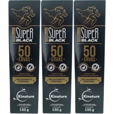 Imagem de Kit 3 Pomada Massageadora 50 Ervas Naturais Super 150g - Kinature