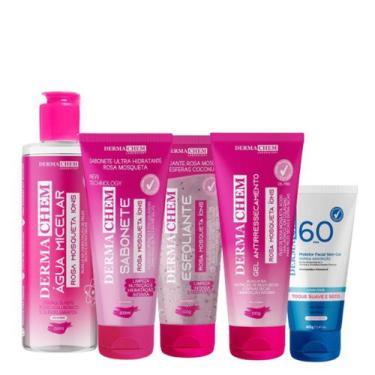Imagem de Kit Skin Care Para Peles Secas com Rosa Mosqueta Dermachem