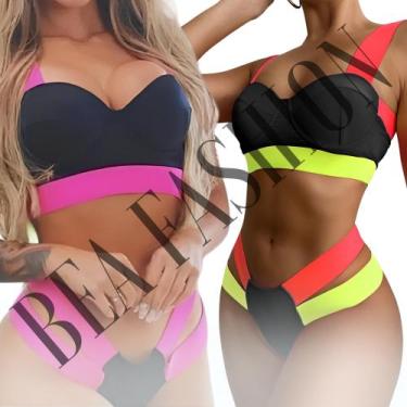 Imagem de Maio e  biquini gringa  Duas Peças - bea fashiom, Pr, Pl