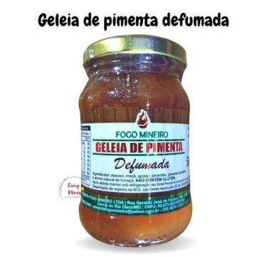 Imagem de Geleia De Pimenta Defumada Produto Artesanal 200 Gr Premium - Fogo  Mi
