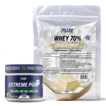 Imagem de Kit Pré Treino Extreme Night + Whey Protein Pure Athletic