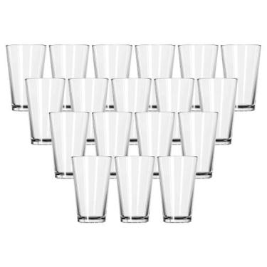 Imagem de Conjunto 18 Copos De Vidro Transparente Londres 240ML Redondo - PRATIC