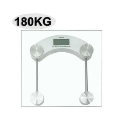 Imagem de Balança Digital Vidro Temperado Até 180 Kg Quadrada Banheiro - Lehmox