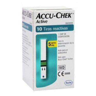 Imagem de Tiras Reagentes Accu-Chek Active 10 unidades